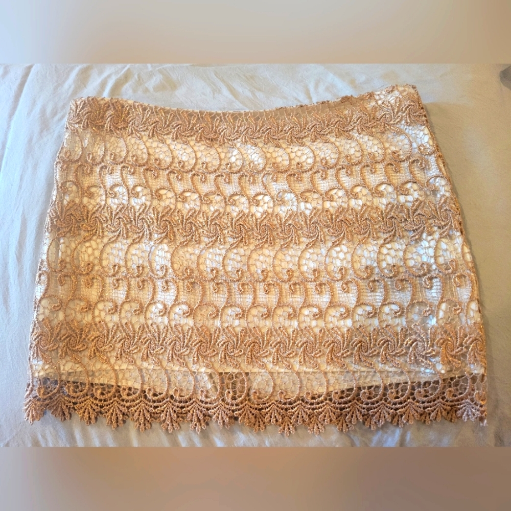 Lace Mini Skirt